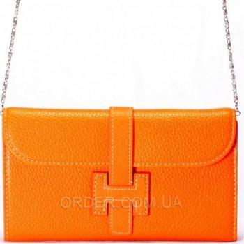 Женский кошелек Hermes style (881 Orange)