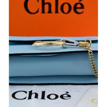 Женская сумка Chloe Faye Cross-Body Bag Blue (2076) реплика