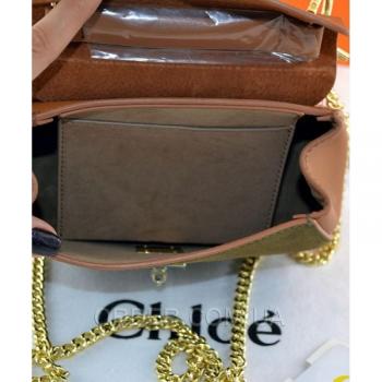Женская сумка Chloe Drew Mini Khaki (2054) реплика