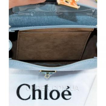 Женская сумка Chloe Drew Mini Blue (2053) реплика