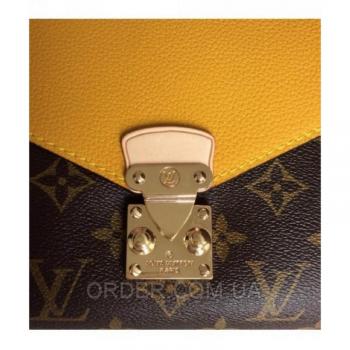 Женская сумка-клатч Louis Vuitton Monogram Canvas Pallas Chain (4066) реплика