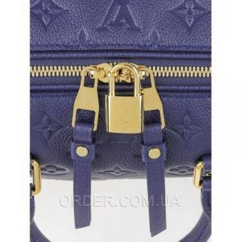 Женская сумка Louis Vuitton Speedy Royal Blue (3935) реплика