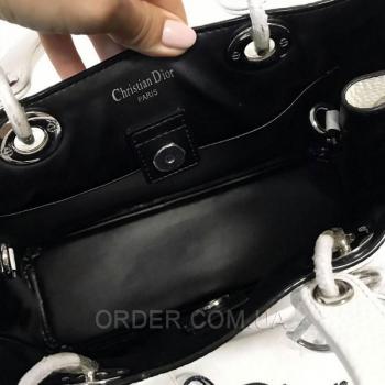 Женская сумка Dior Diorissimo White Medium (2321) реплика
