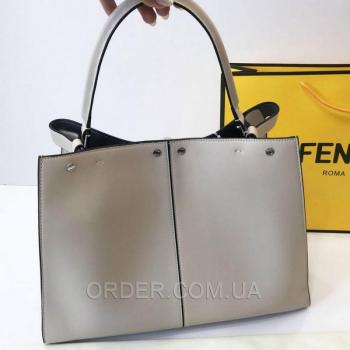 Женская сумка Fendi Peekaboo X Lite Biege (2672) реплика
