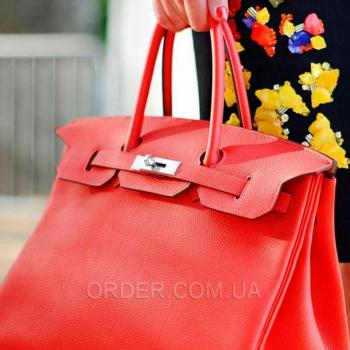 Женская сумка Hermes Birkin Rouge 35 cm (3757) реплика
