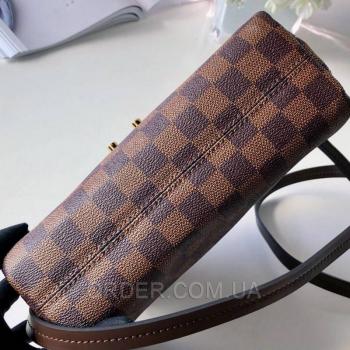 Женская сумка Louis Vuitton Croisette Damier Ebene Canvas Bag (4050) реплика