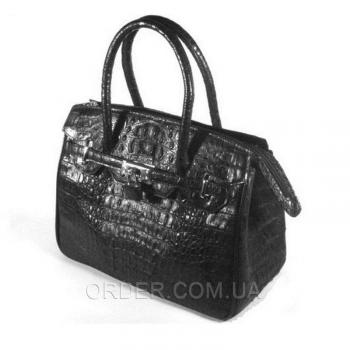 Женская сумка из кожи крокодила River (BCM 393 black)