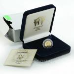 Золотая монета знака зодиака 'Рыбы'