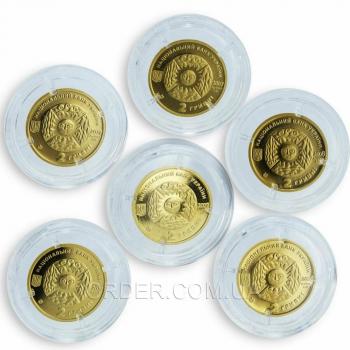 Cувенирный набор золотых монет Знаки Зодиака