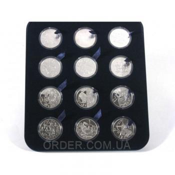 Cувенирный набор серебряных монет Знаки Зодиака