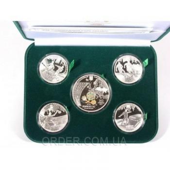 Набор памятных монет из серебра Чемпионат Европы по футболу 2012 г. (Euro 2012)