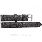 Ремешок для часов из кожи ската (STWS 04 SA Black)