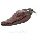 Брелок из головы крокодила (ALH 01 Brown)