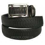 Мужской ремень из кожи питона (105 PTB Belly Black)