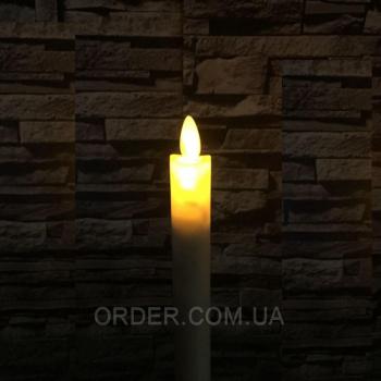 Светодиодные свечи с имитацией пламени тонкие Dancing Flame 210 (набор 2 шт.)