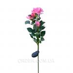 Светодиодный светильник на солнечной батарее Rose pink