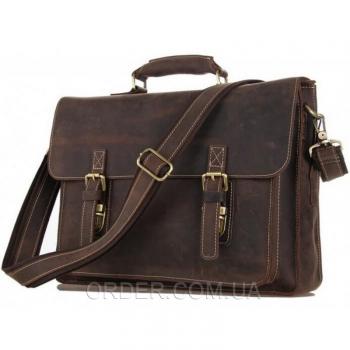 Мужской кожаный портфель TIDING BAG (7205R)